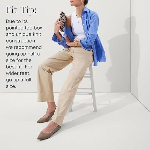 Rothy's The Point Amber Knit Ballet Flats 8 - Picture 8 of 14